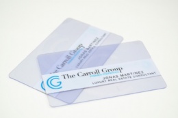 CMYK Full Color Transparent Plastic Card