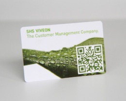 Plastic Business QR Code Card