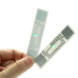 UHF rfid label tag with LED flash light